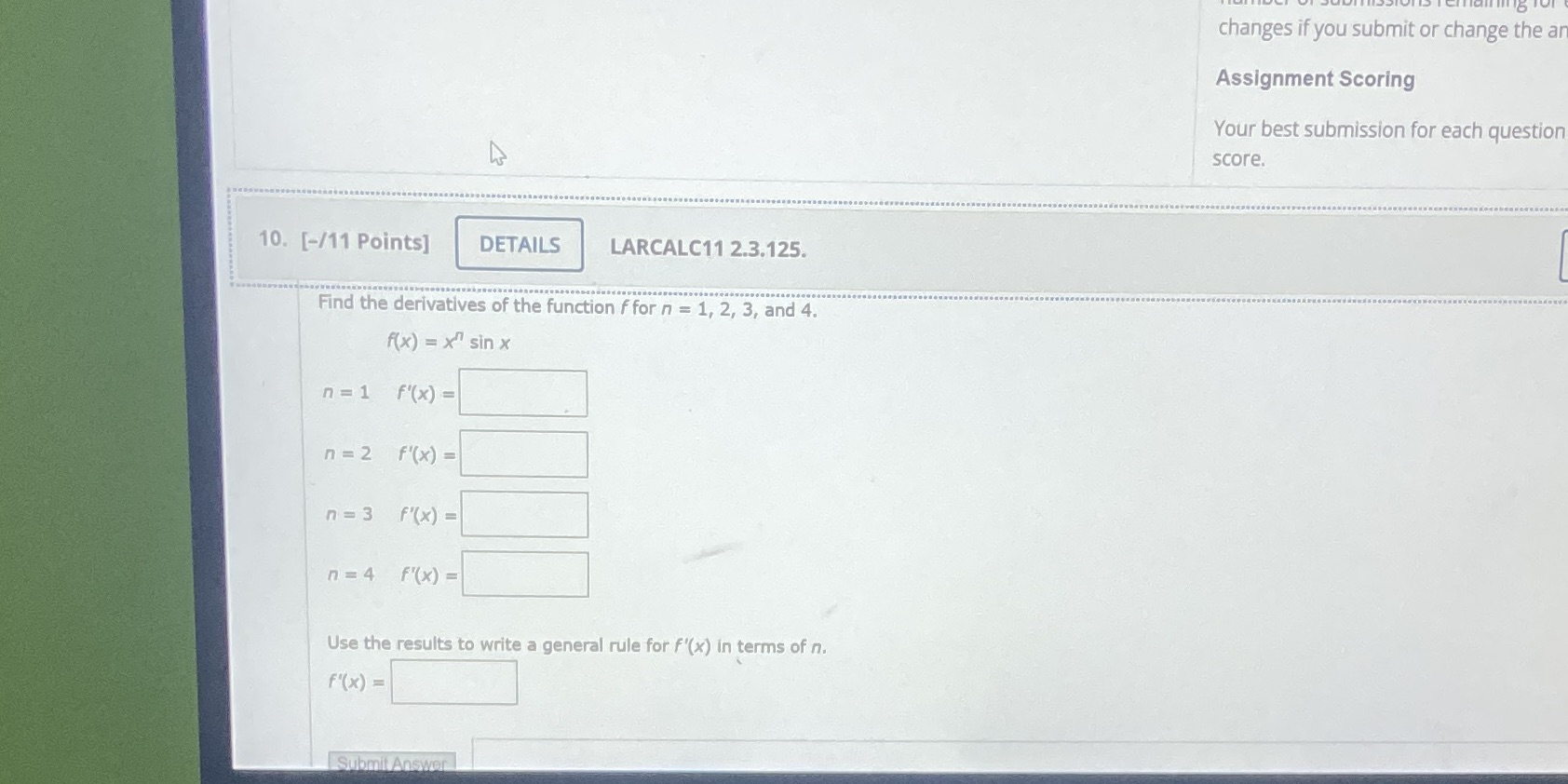 changes if you submit or change the an Assignment Scoring Your