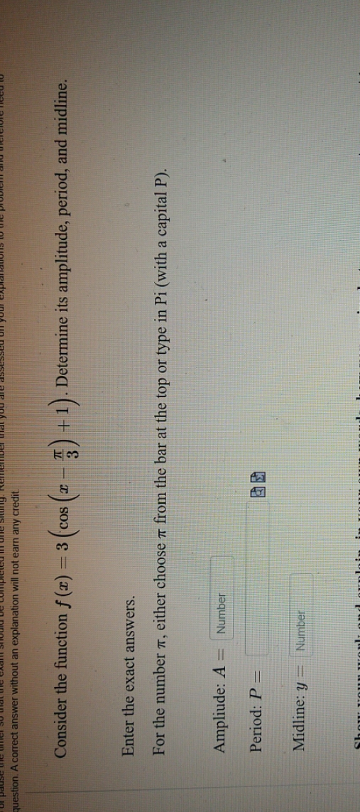 any help would be appreciated. question. A correct answer without an explanation