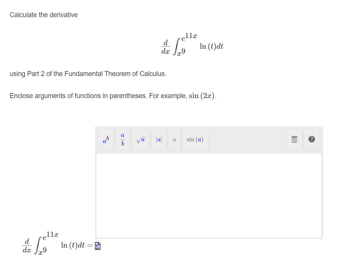 I am having trouble solving this question. Please explain the process. Calculate