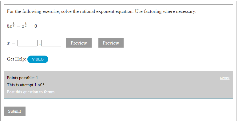 with positive exponents only. y1 - 2- y = y Preview Enter
