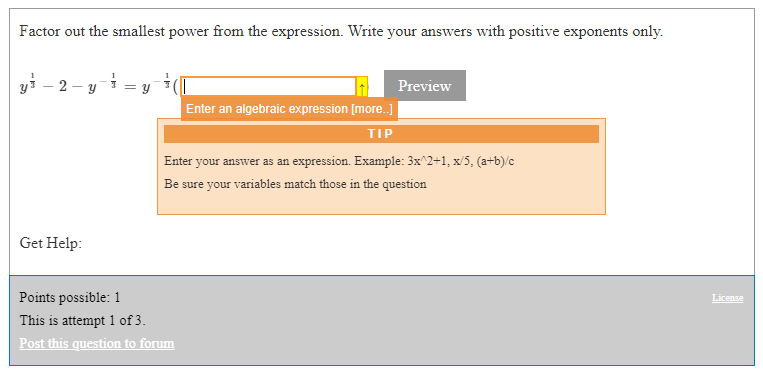 3. Post this question to forumFor the following exercise, solve the rational