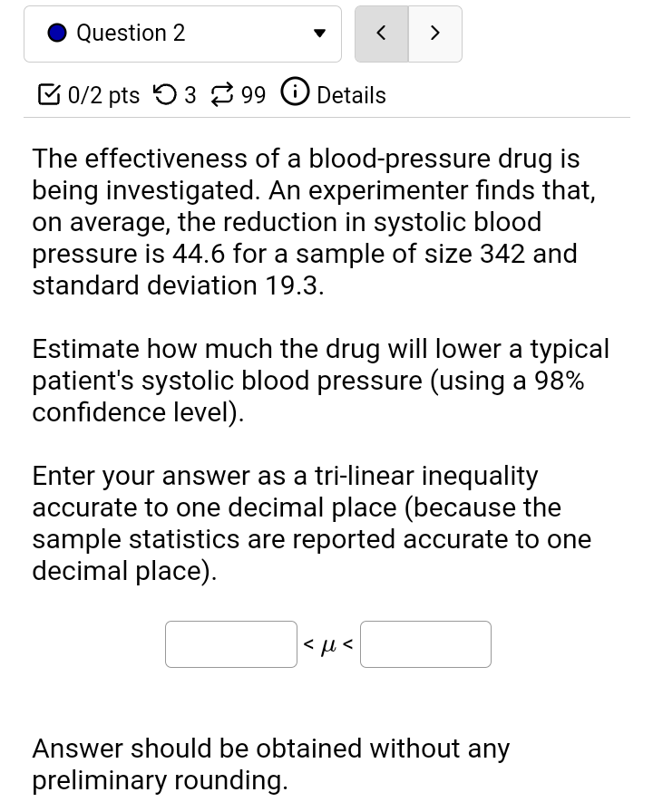 6.2. What is the test statistic for this sample? (Report answer accurate