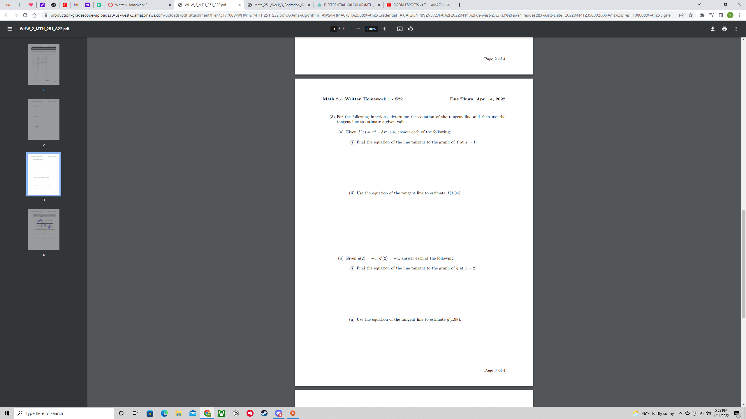 Homework 2 * WHW_2_MTH_251_$22.pdf x Math_251_Week_3_Recitation_$2 x will DIFFERENTIAL CALCULUS (MTH_x BOOM