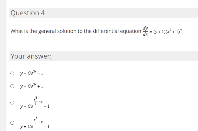 - 1 O + X Y = Ce + 1Question 5 Which