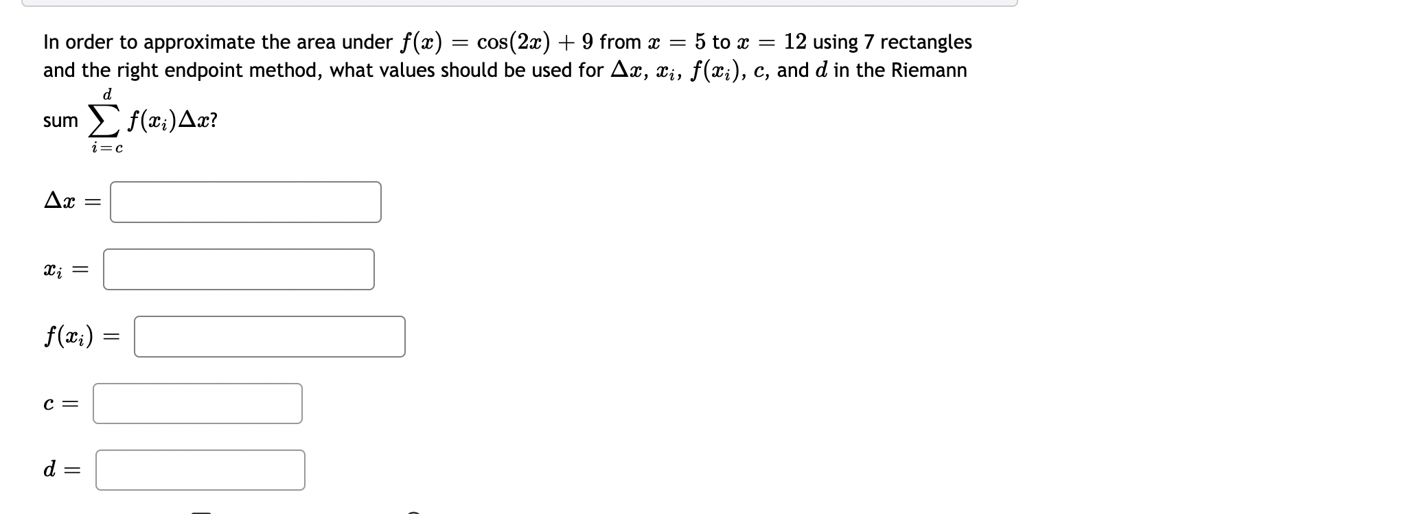 f(m)Aa;? 1'2: Hint: for c and d, we want to think about