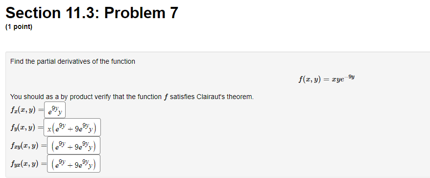 > arctan at the point (1, 1, 3). A. #7 (1, 1,