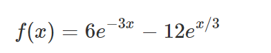 Determine a primitive function F (x) tof (x) = 9e^3xDetermine the x-value
