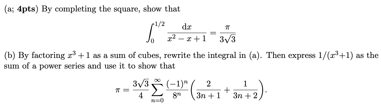 f0 9:2 a: + 1 _ 3\\/ (b) By factoring :33 +