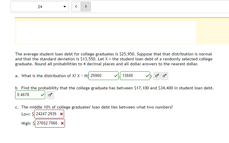 dollar answers to the nearest dollar. a. What is the distribution of