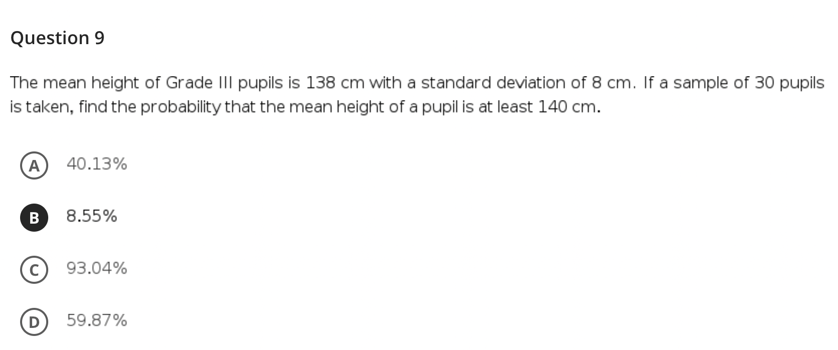  25 item exam (2 points each QUESTION) i got 42/50. NOT