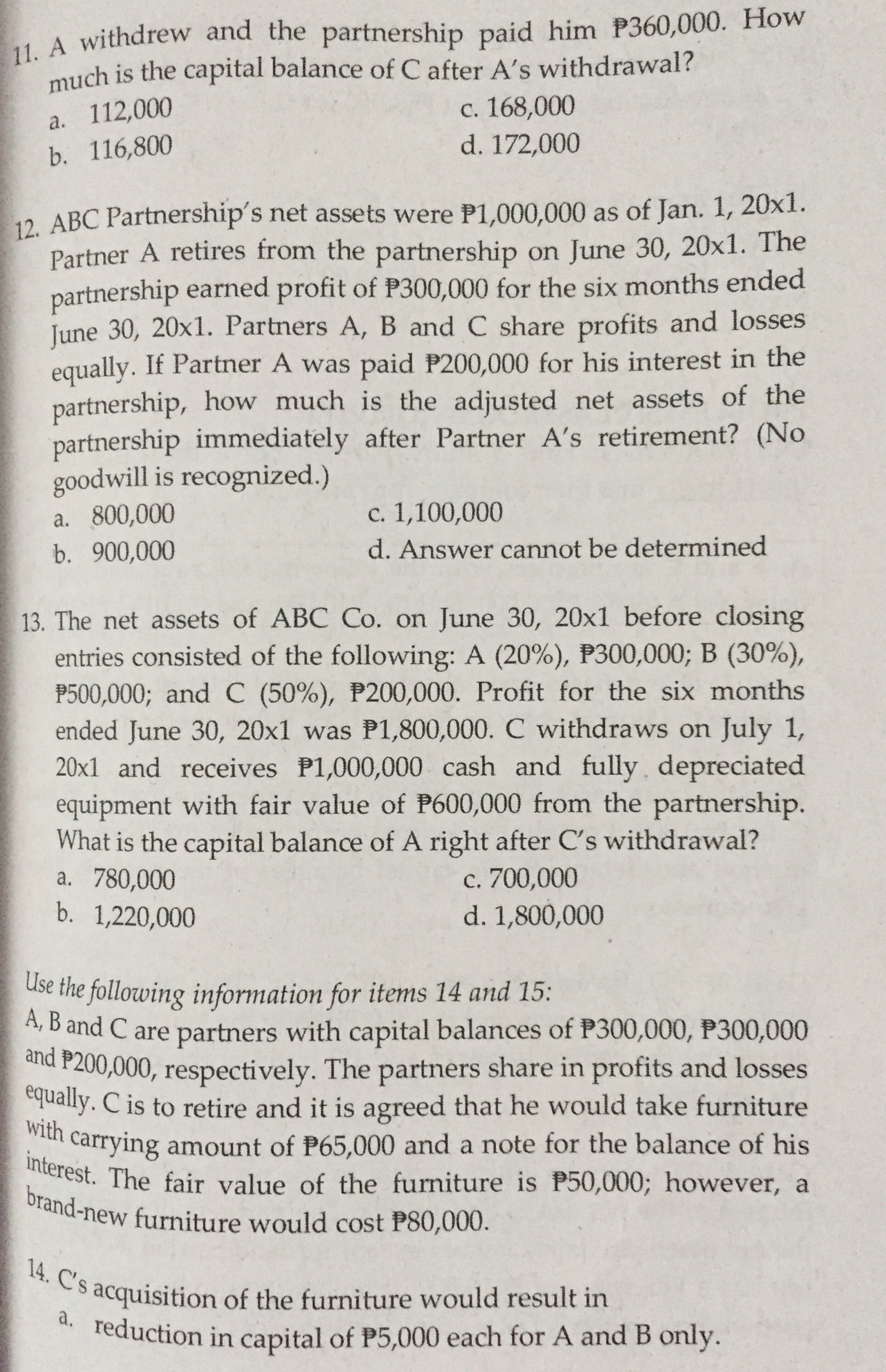 is to be recognized. After Andre's admission, the respective capital balances of