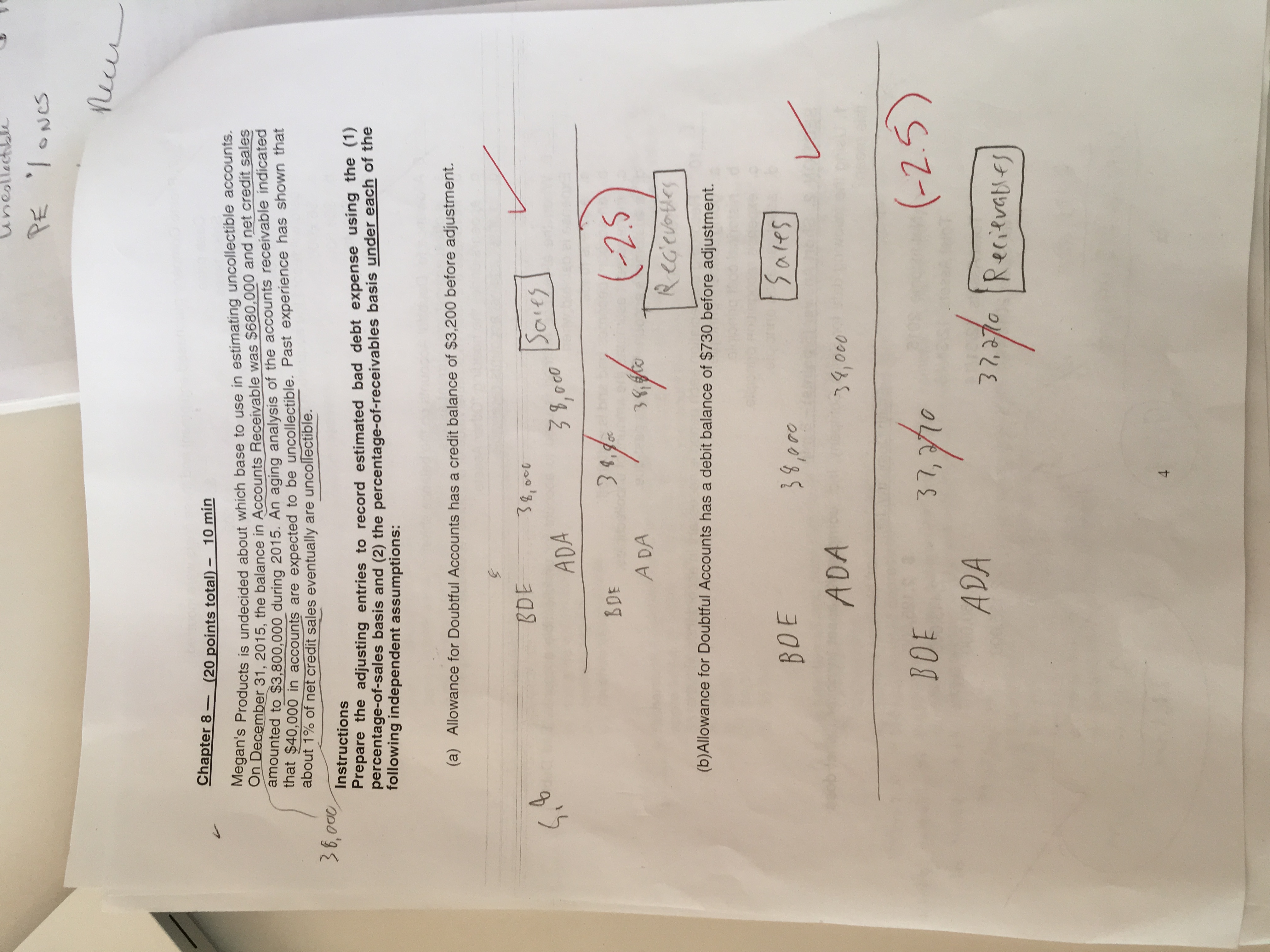 Hi again, I have some accounting problems that are far less complicated,