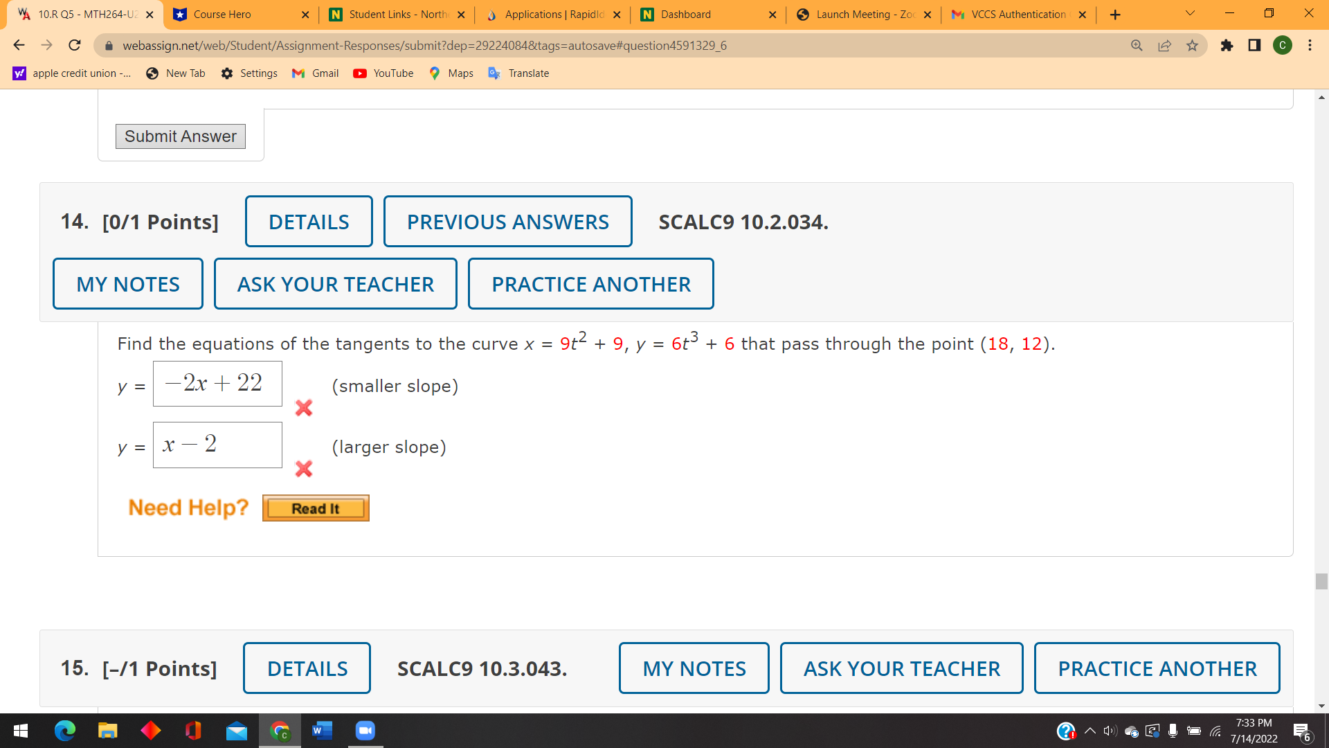 [0/1 Points] DETAILS PREVIOUS ANSWERS SCALC9 10.4.053. MY NOTES ASK YOUR TEACHER