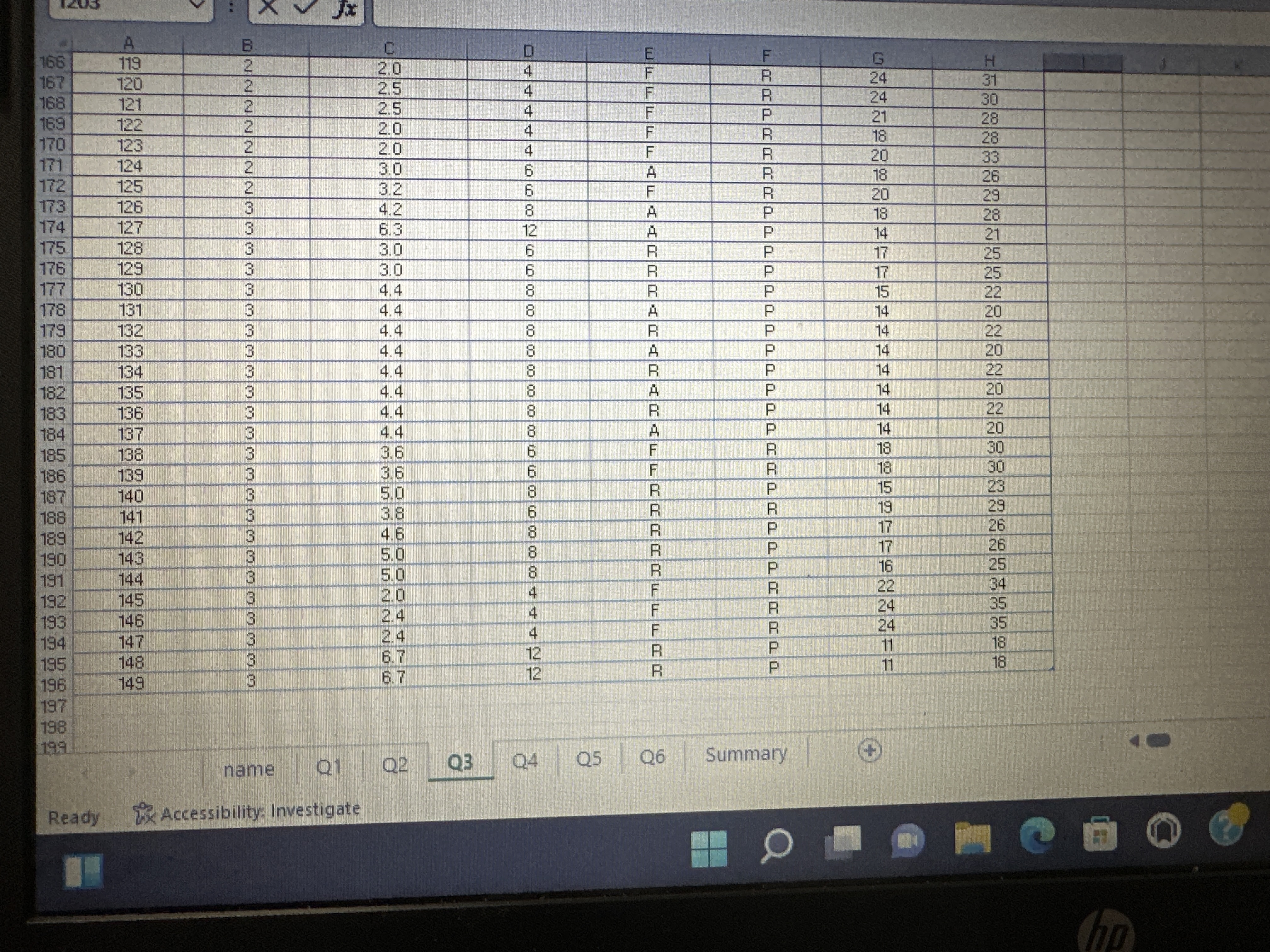 MPG". Enter the cell number of the top left corner of the