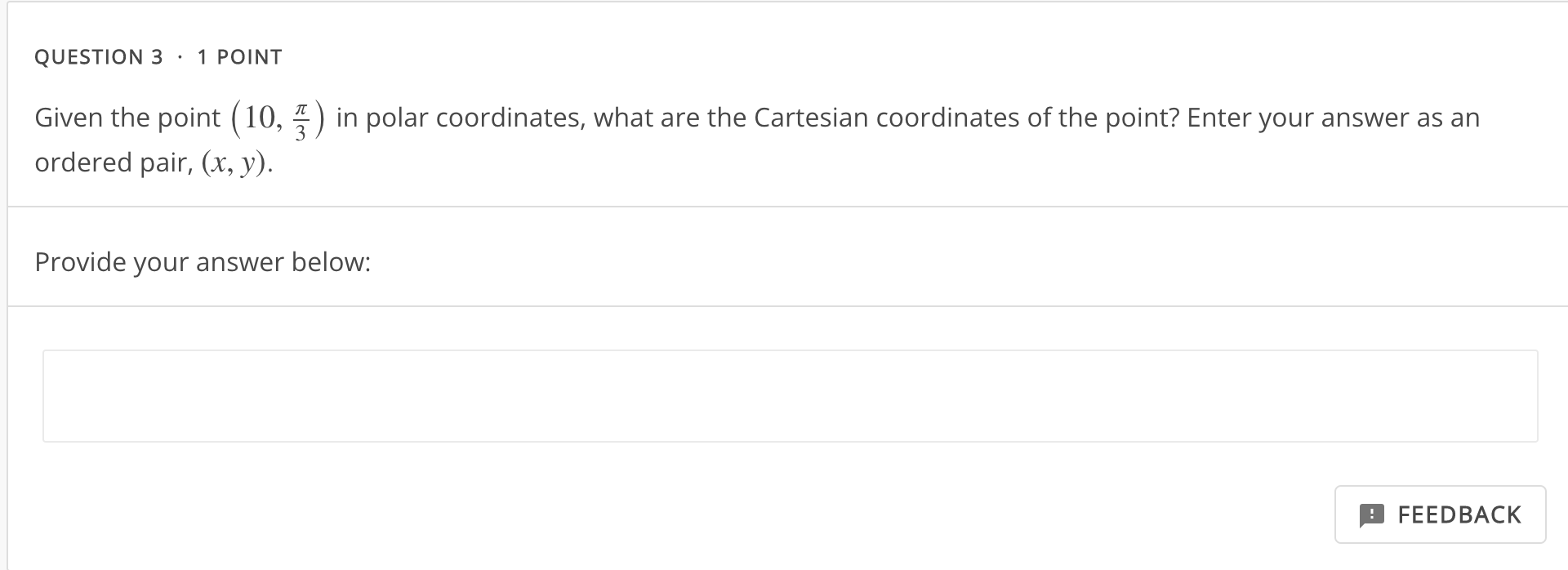 Convert the given Cartesian equation into a polar equation. y=4x+6 Provide your