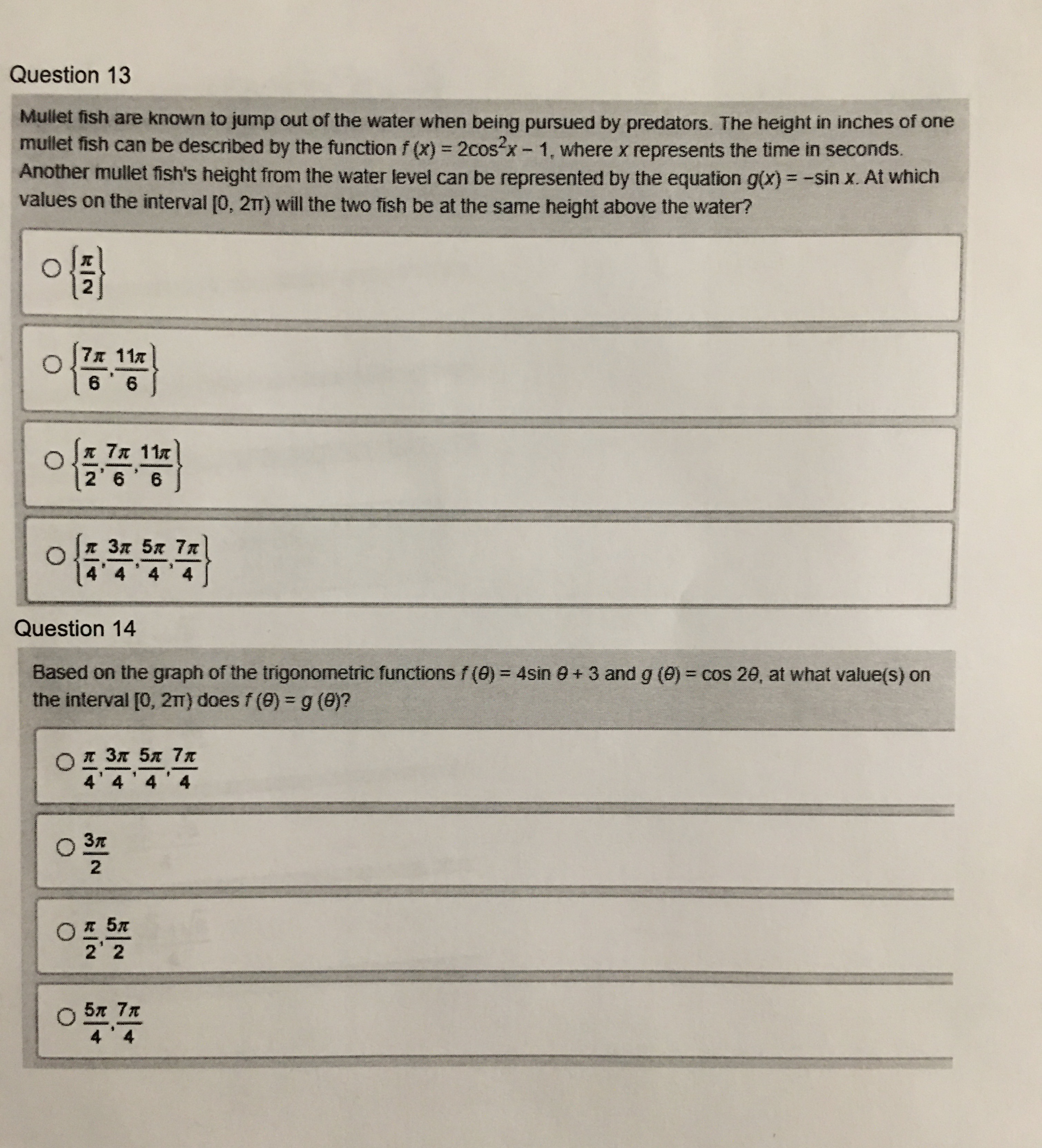 O 0= + 2xn and 0= -+ 2an On= 52 + 2xn