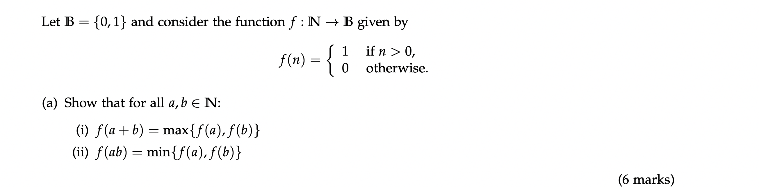 IN > B given by 1 if n > 0, ") _