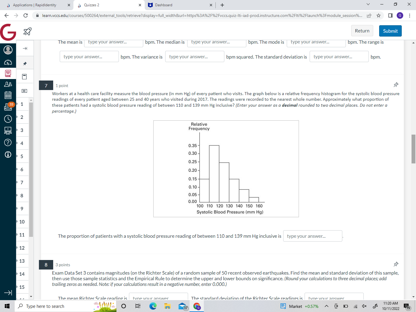 distributions of its associated sample statistics. 19. Identify the sampling distributions of