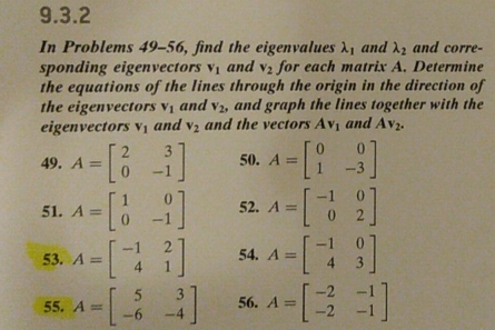 numbers 53 and 55 from section 9.3 9.3.2 In Problems 49-56, find