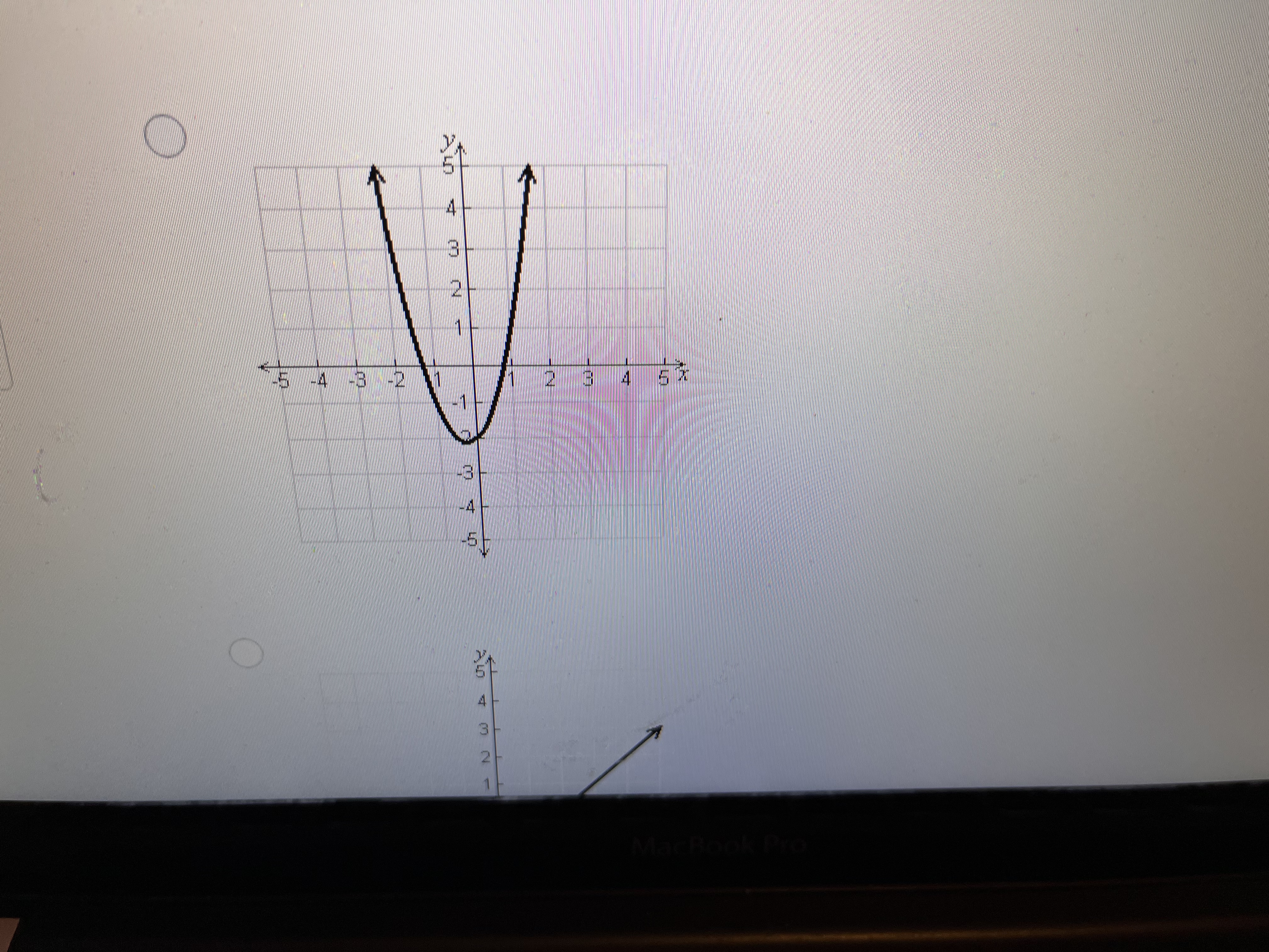 graphsQuestion 1 (1 point) Determine the simplified form of h(x) = (f+