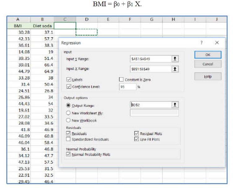 Regression ? X 14.08 19 Input OK 39.35 51.4 Input Y Ranger