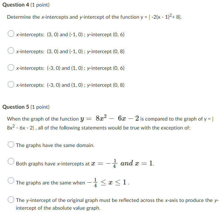 -2. The graphs of y = f(@ ) and y = g(