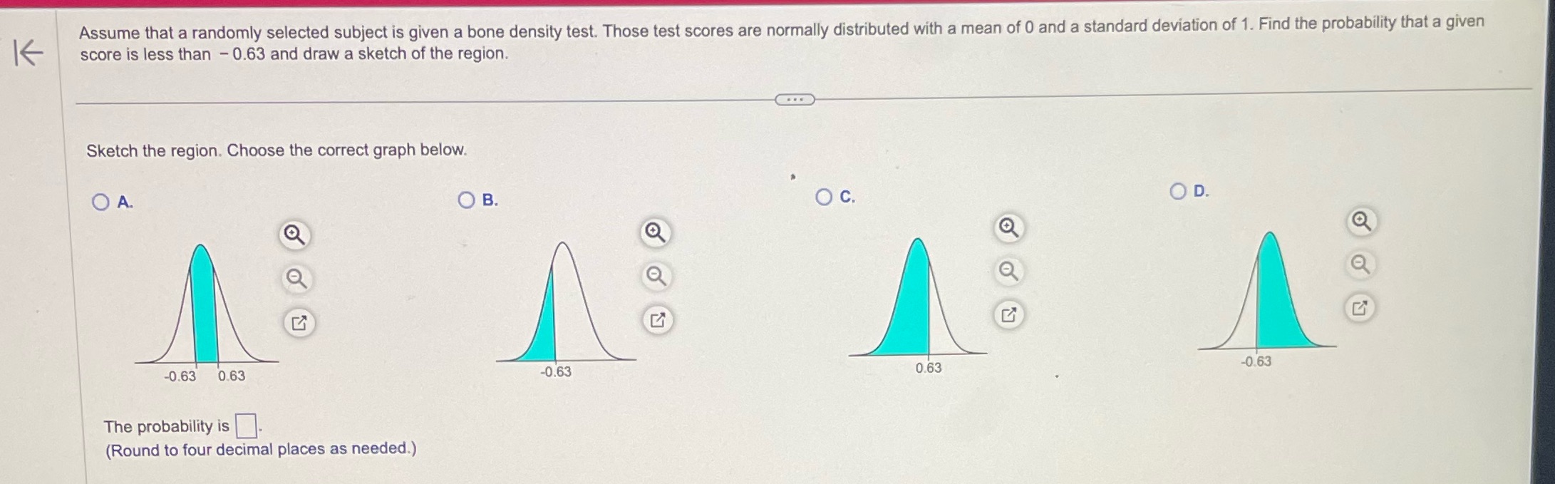 Stats math question K Assume that a randomly selected subject is given