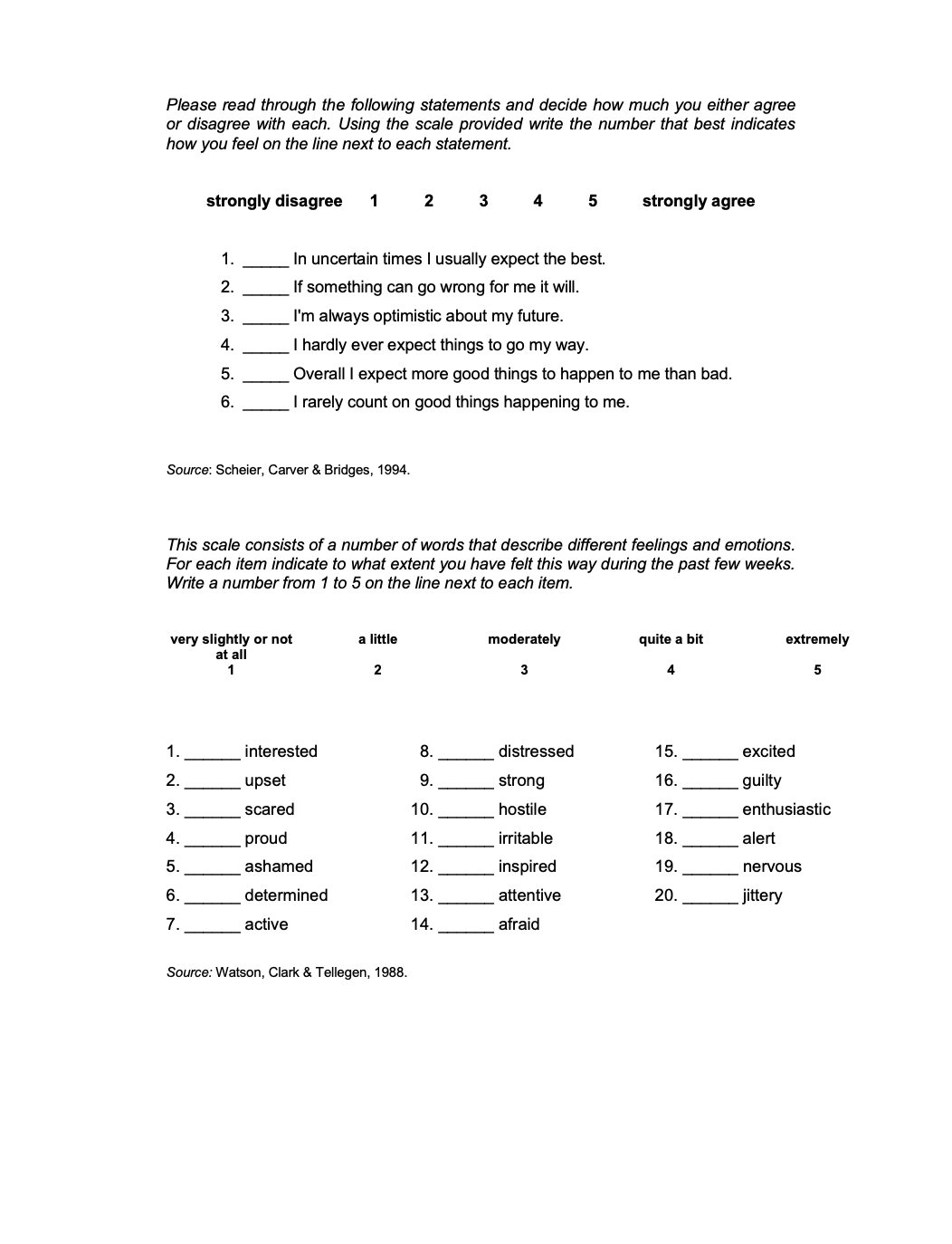 pearson's Chi-Square, or a multiple linear regression. Sample questionnaire: 1. Sex: male