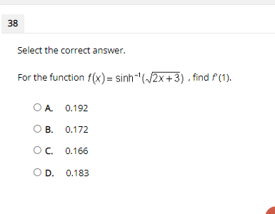 area under the curve of the function x- +16 OA. 471 3