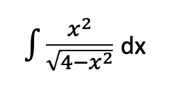 (x2)/4x2Evaluate by parts:
