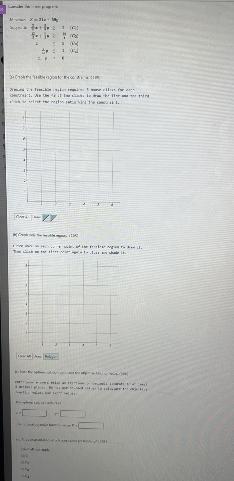 to Trz + By 2 1 (C1) (C2) 5 (C3) (a) Graph
