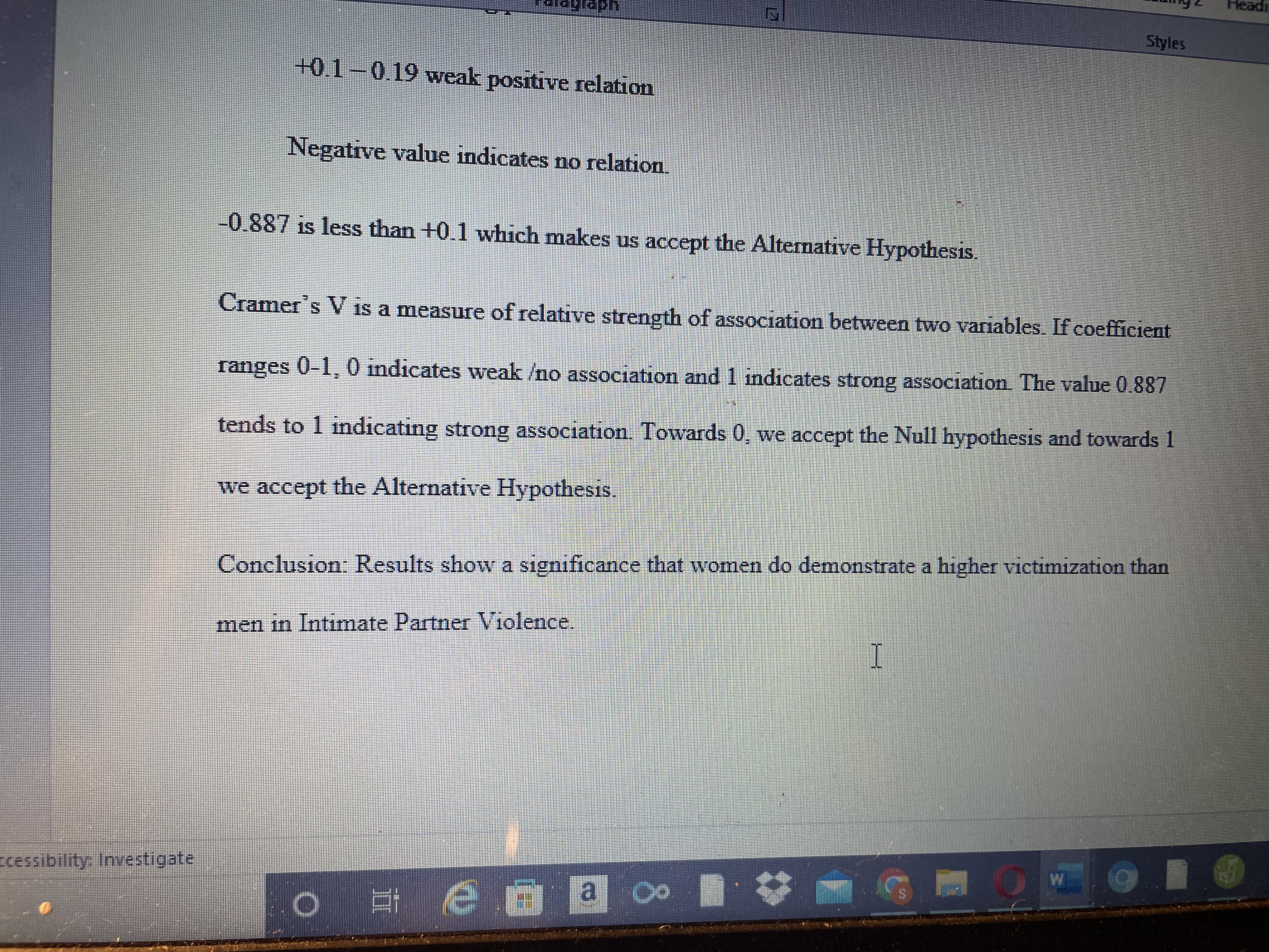 partner violence. Based on what will be provided below, i need an