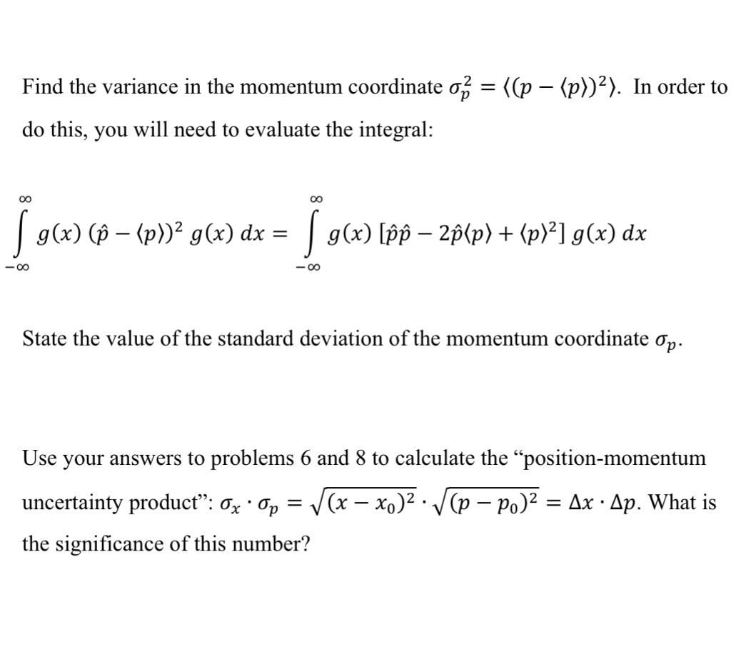Can someone help answer these and show how? Find the variance in
