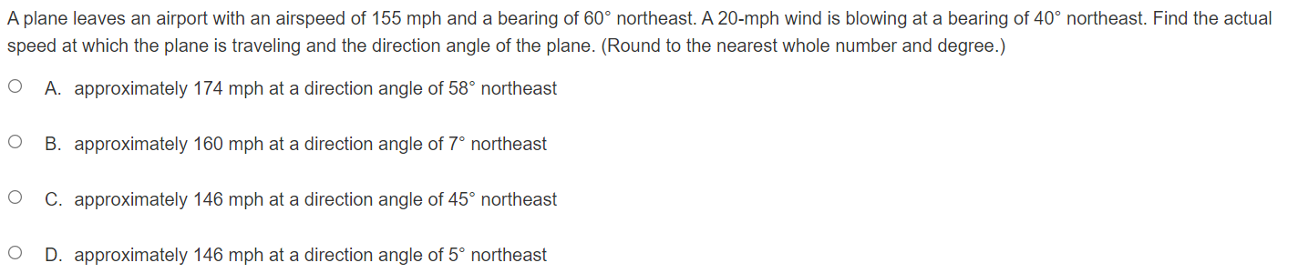 would find the resultant velocity? O A. V223 +43 O B. /223