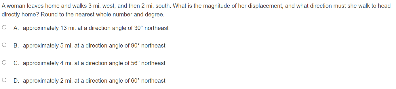 Yes, the two vectors have the same length and slope. O D.