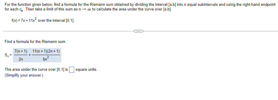 For the function given below, nd a formula for the Riemann