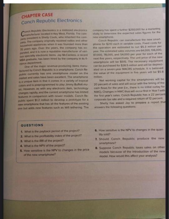 electronics Canufacturer located in Key West, Flonda. The com pany president is