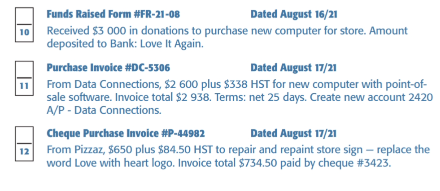 10 12 Funds Raised Form #FR-21-08 Dated August 16/21 Received $3