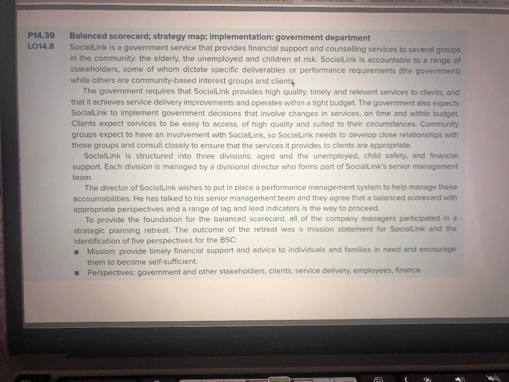 services to several groups in the community: the elderly, the unemployed and