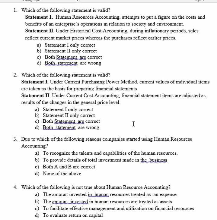 Resources Accounting, attempts to put a figure on the costs and benefits