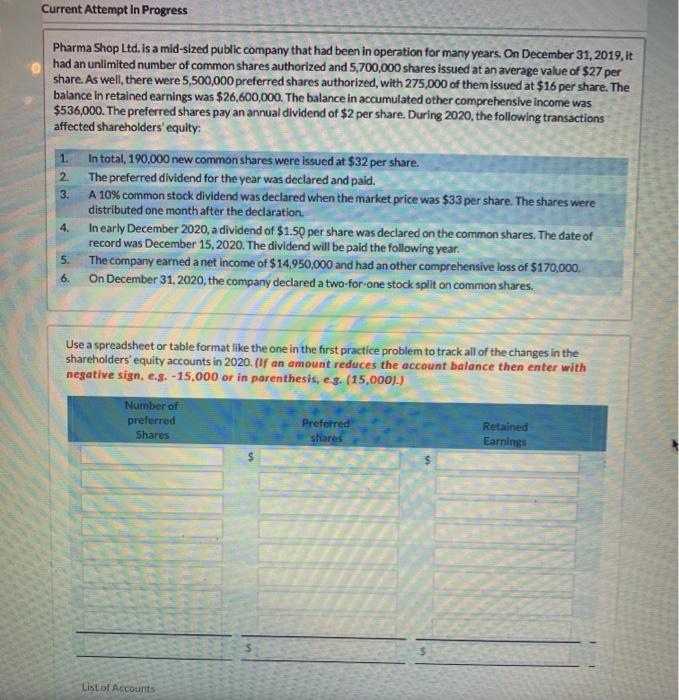 company that had been in operation for many years. On December 31,