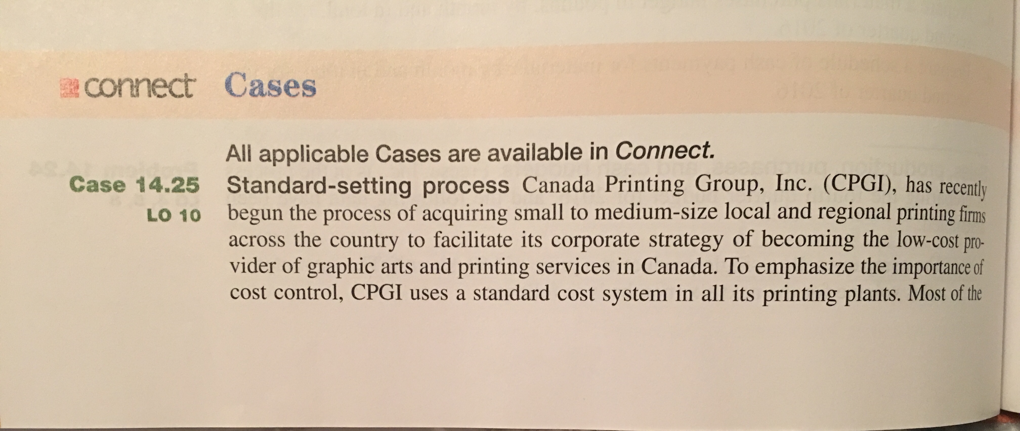 This case is about the standard-setting process and presents 5 different possibilities