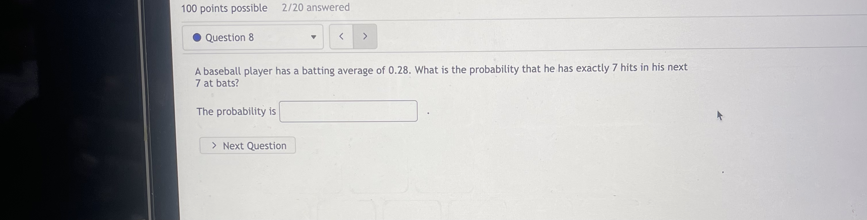 the approximate percentage of daily phone calls numbering between 43 and 57?