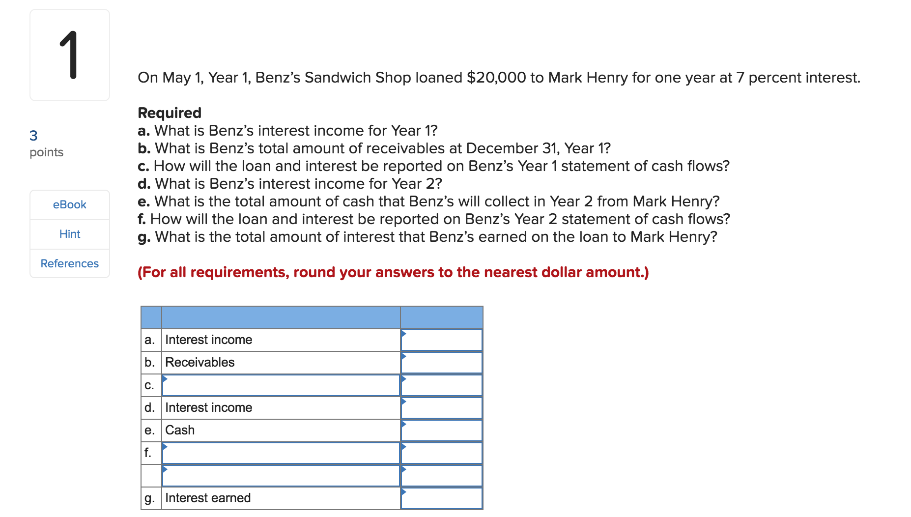 Hi I don't understand the question and I need help! 1 On