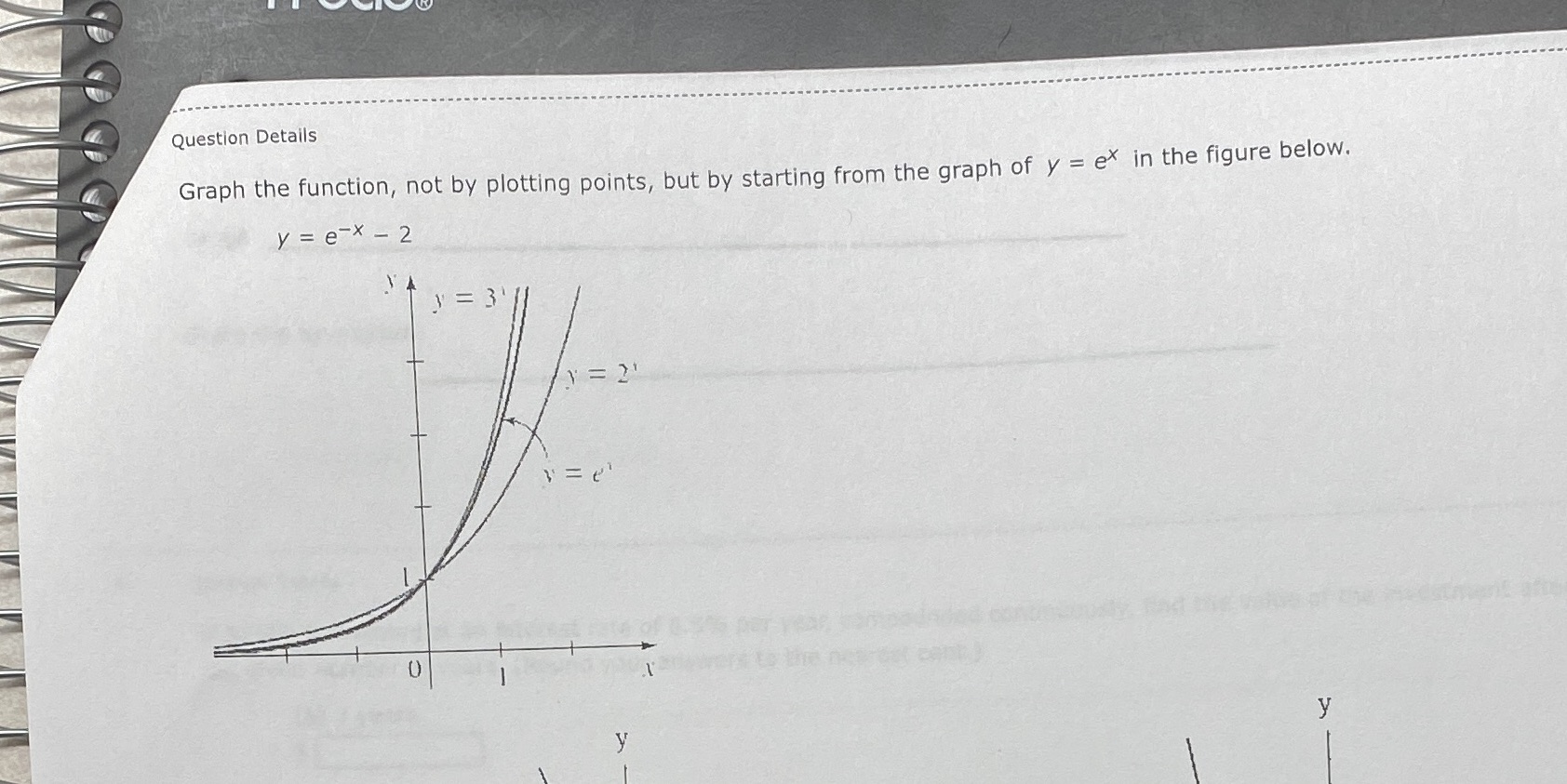  Question Details Graph the function, not by plotting points, but by