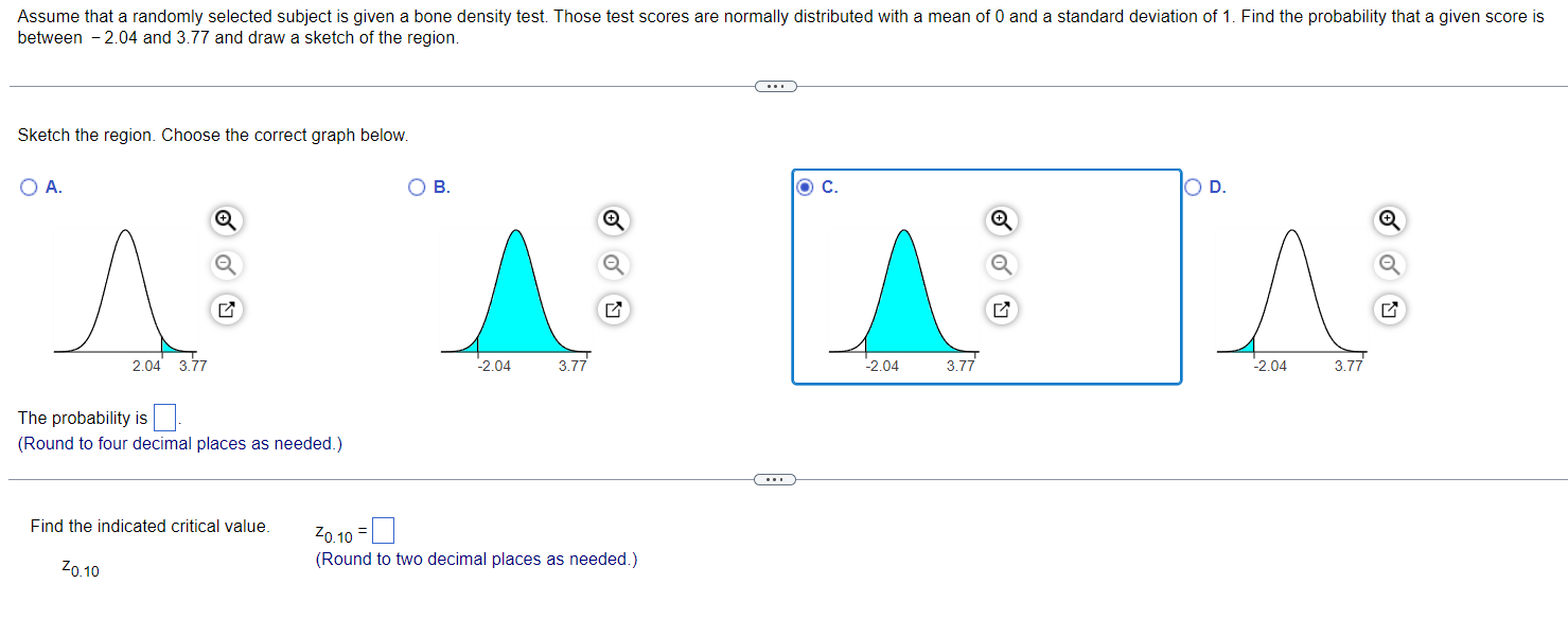 test Those test scores are normally distributed with a mean of 0