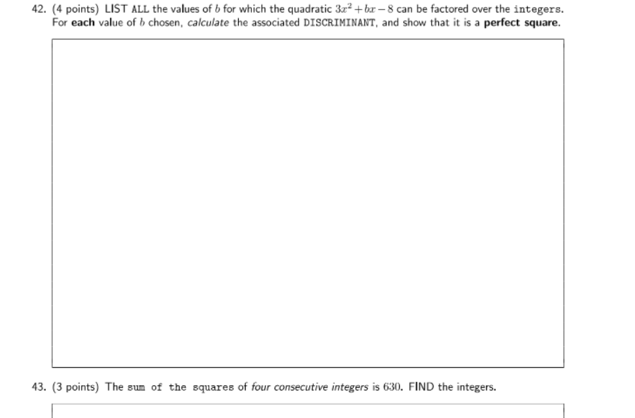 4 0 3 4 (a) (2 points) COMPLETE the differences column above,