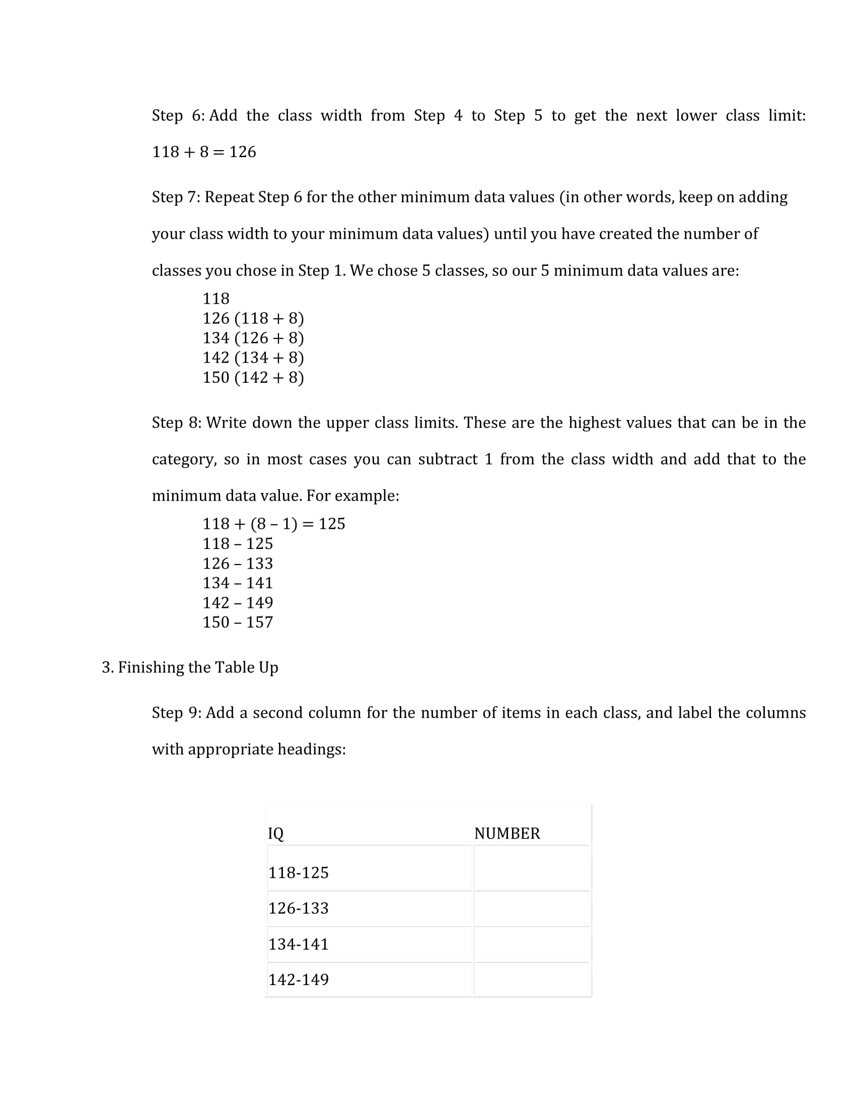 spreadsheet file; 0 Compute for the frequency of the data per category;
