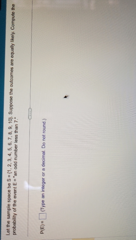 can you help me solve this problem please? Let the sample space