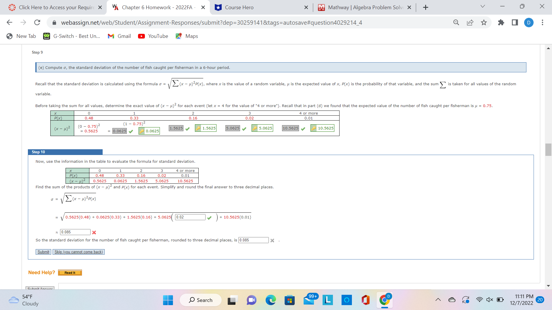G-Switch - Best Un... M Gmail YouTube Maps Step 9 (e) Compute
